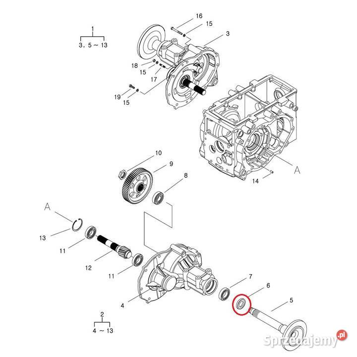 Uszczelniacz Oleju 40123170 LS Tractor
