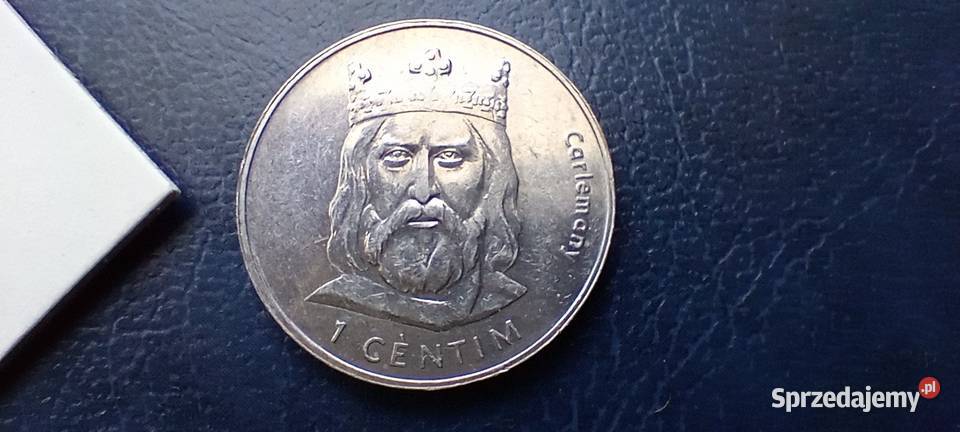 Stare monety 1 centym 2002 Andora Lesko