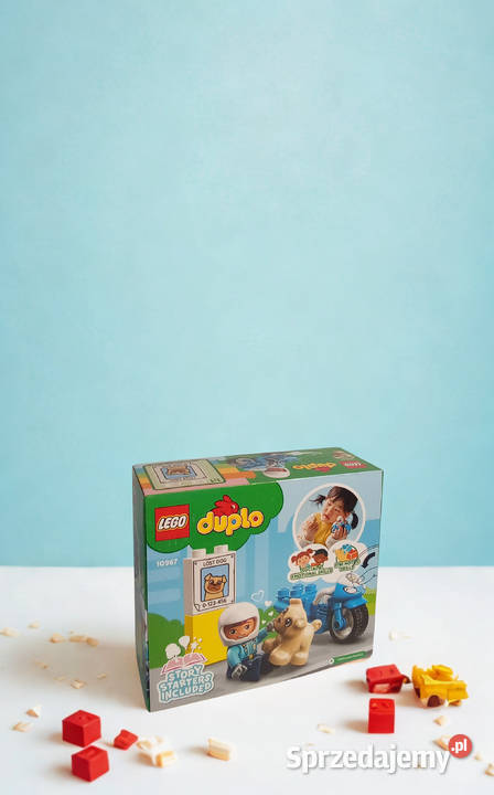 LEGO DUPLO 10967 Motocykl policyjny Pies zaginął 2 lata+ lubelskie Lublin