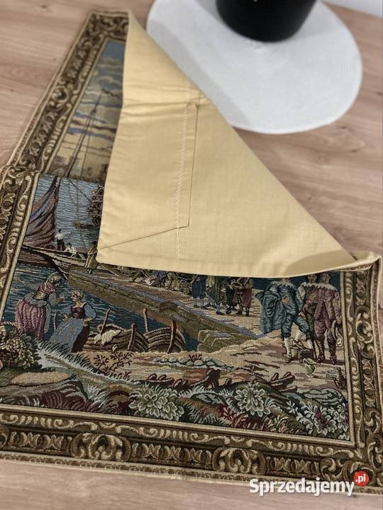 Piękny gobelin belgijski statek sprzedam