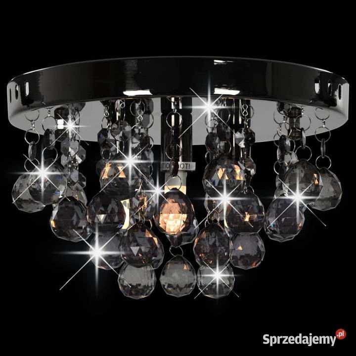 vidaXL Lampa sufitowa z przydymionymi koralikami mazowieckie