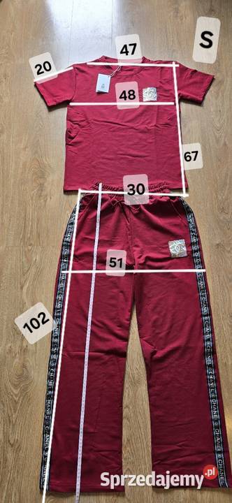 Wypredaz stylowy damski dres S L XL z Turcji Świebodzin