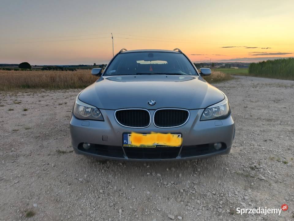 BMW e61 525d 25D CHIP 211 2004r Automat Skóra Seria 5 świętokrzyskie Bogoria sprzedam