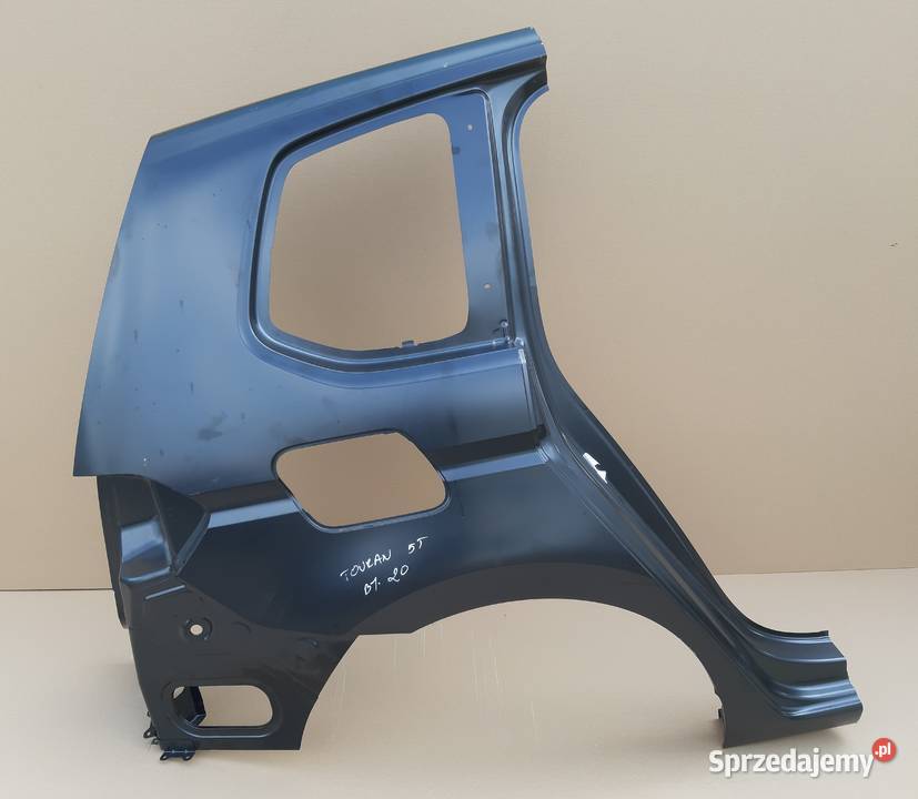 VW TOURAN 3 III 5TA BŁOTNIK PRAWY TYŁ POSZYCIE Bieleń