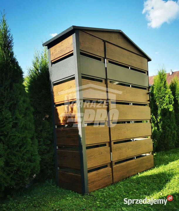 Wiata śmietnikowa dwuspad 13x05m Schowek łódzkie sprzedam