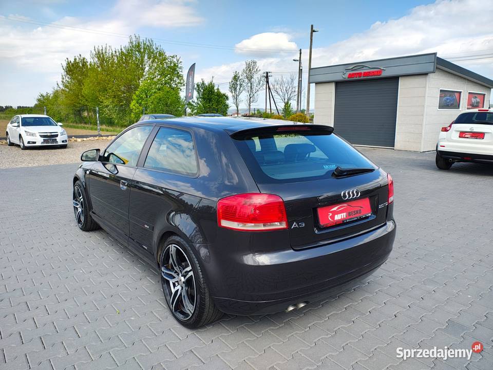 AUDI A3 20TDI Pakiet Sline Zadbane Stan światła do jazdy dziennej Zarszyn