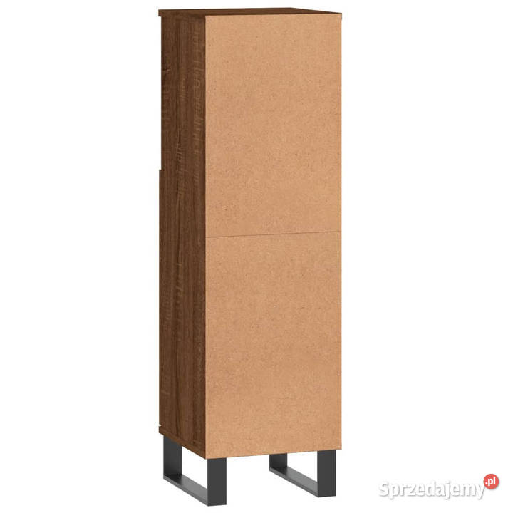 Szafka łazienkowa brązowy dąb 30x30x100 WM831571 mazowieckie