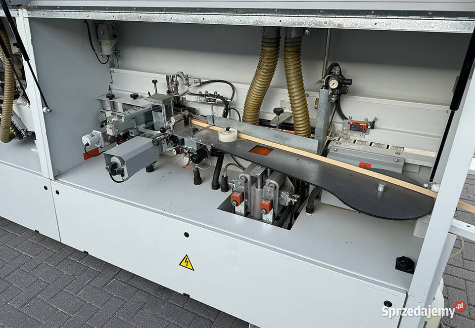 Okleiniarka HOLZHER 1317 SPRINT wstępny frez i Sierakowska Huta