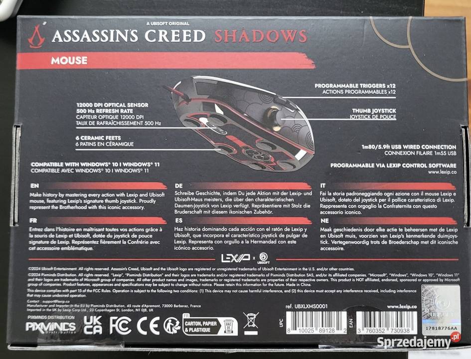 Assassins creed shadows Klawiatura Mysz Bytom sprzedam