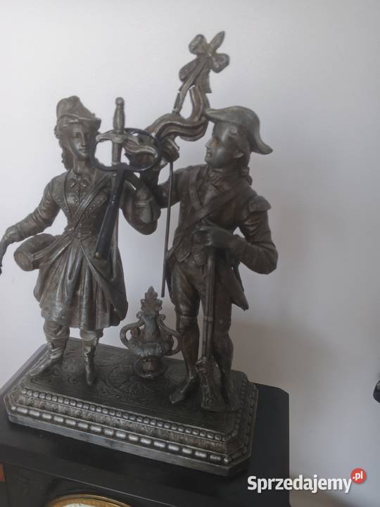 zegar kominkowy marmurowy Fałków