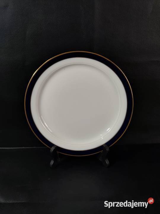 Talerz Płaski Porcelanowy Eschenbach Echy Kobalt Poddębice sprzedam
