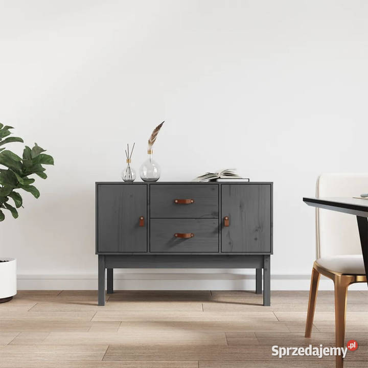 Szafka szara 110x40x78 lite drewno sosnowe mazowieckie Warszawa