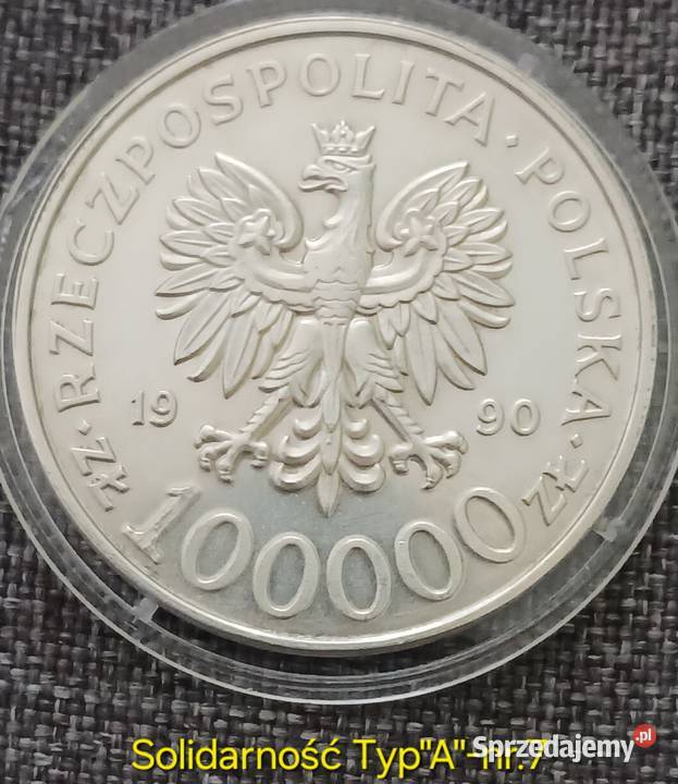 100 000 Solidarność 1990 r Typ A 7 wielkopolskie