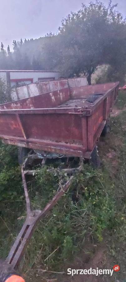 Przyczepa wywrotka Sanok d44 zapasowy siłownik Jawor