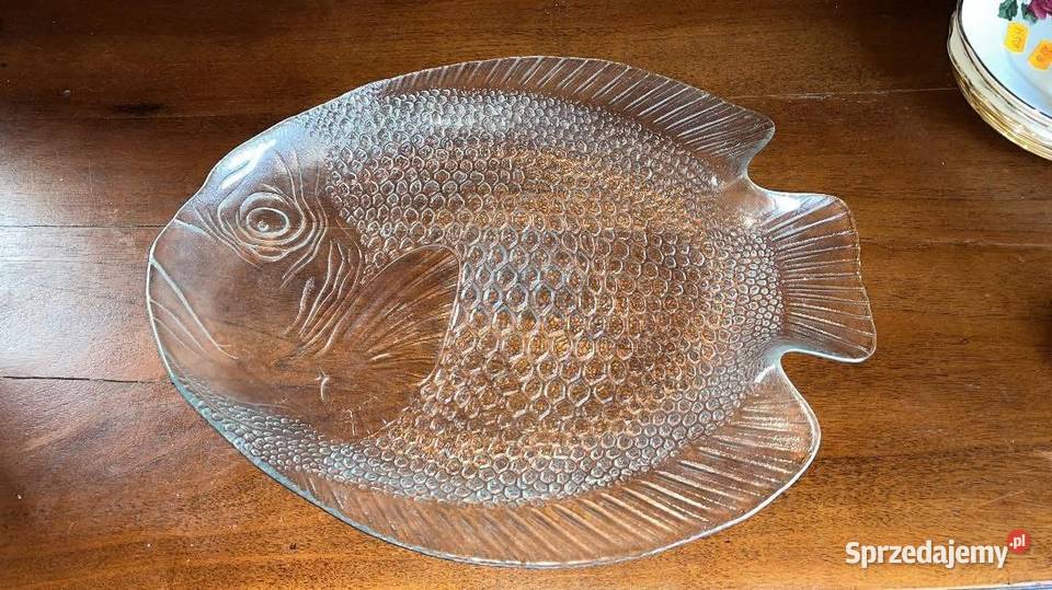 Patera szklana RYBA HSG Ząbkowice Jan S Drozd Gdańsk