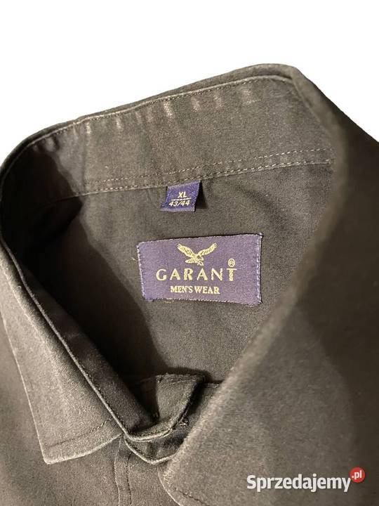 Czarna męska koszula Garant Bolesławiec