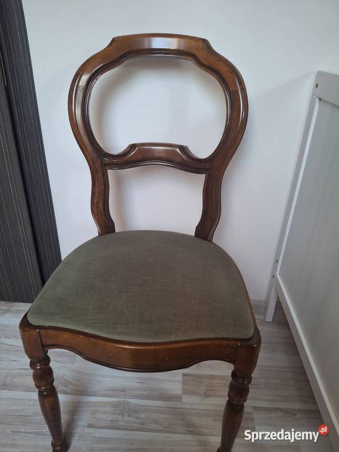 Krzesła drewniane art deco Krasnystaw