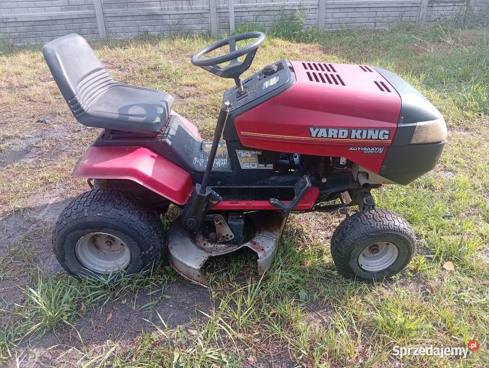 Traktorek kosiarka Yard King Ogród opolskie Nysa