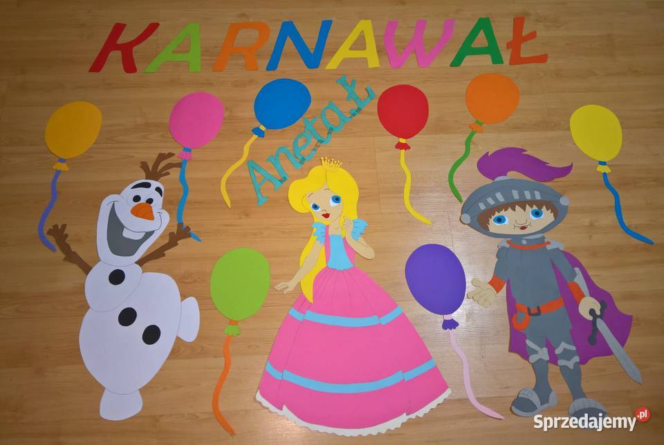 Dekoracje na Karnawał z brystolu 504 102 444 Garwolin