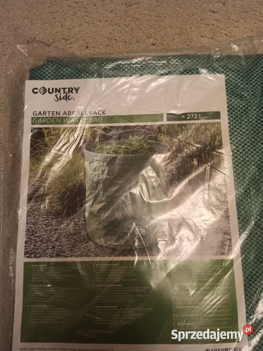 Worek na odpady ogrodowe okrągły ogromny kosz mazowieckie Warszawa