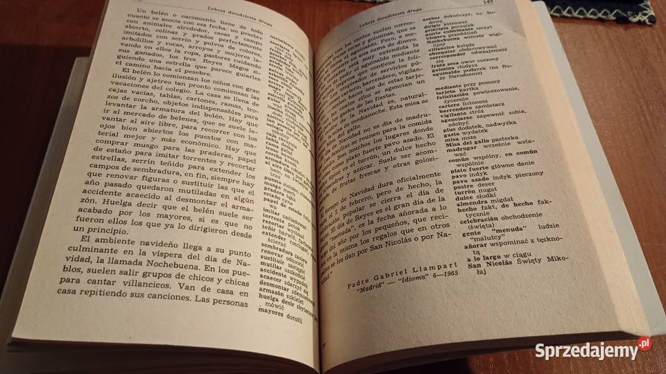 Język hiszpański zaawansowanych Oskar Perlin wyd pomorskie Gdańsk
