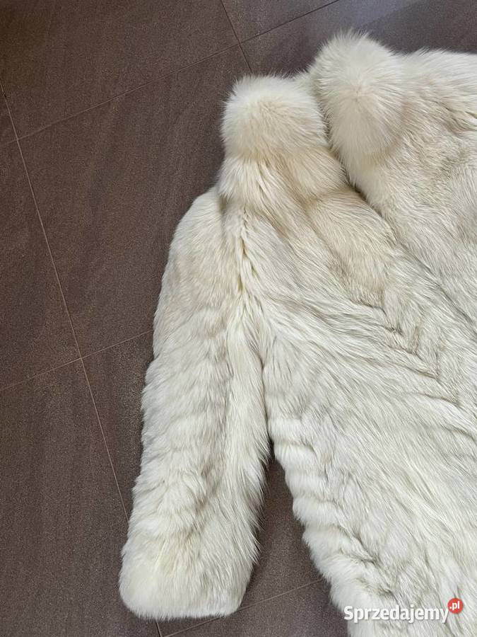Futro z lisa polarnego 38 M Łowęcin sprzedam