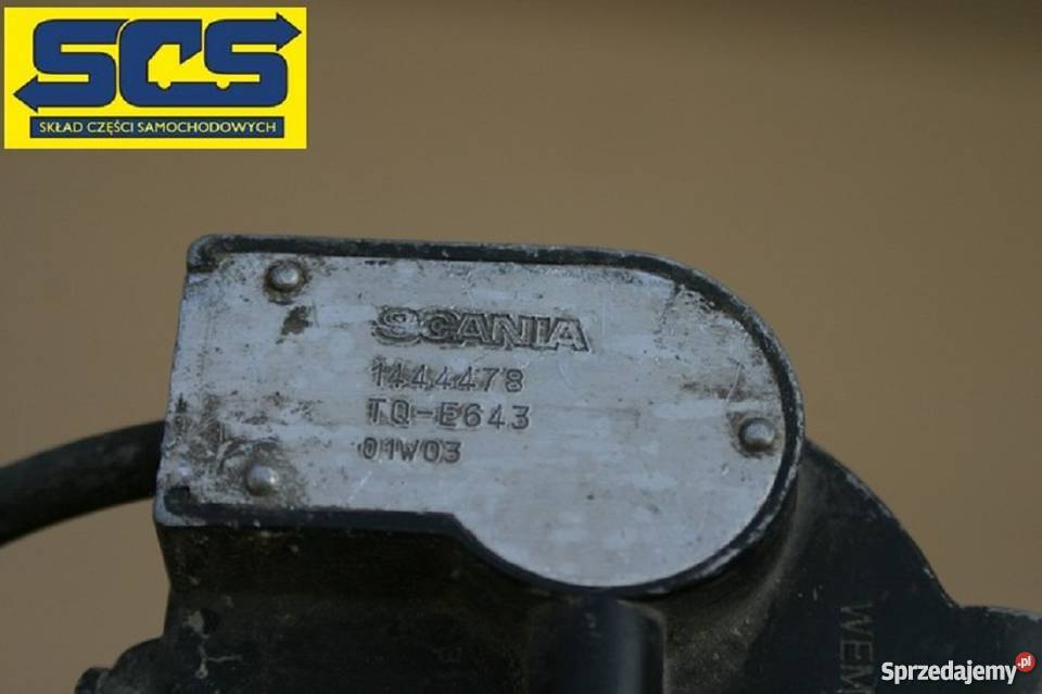 SCANIA 4 R SMOK SSAK PALIWA 1444478 64 SPRAWNY Bieleń