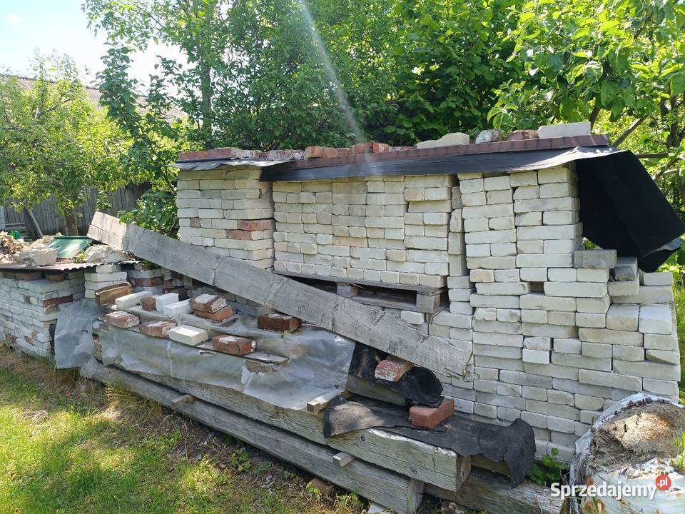 Biała cegła silikatowa z rozbiórki ok 8 palet Miechów