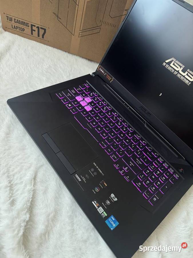 LAPTOP Asus TUF Gaming F17 i511400H 16GB 512GB Asus Ostrów Wielkopolski