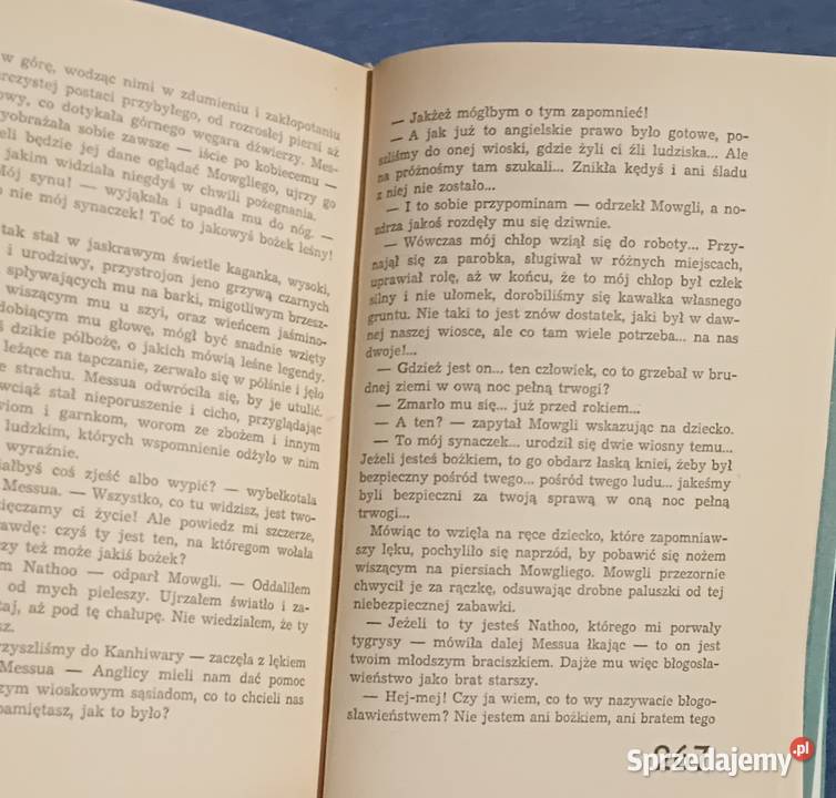 Rudyard Kipling Druga Księga Dżungli Nasza Antykwariat wielkopolskie Koźminek