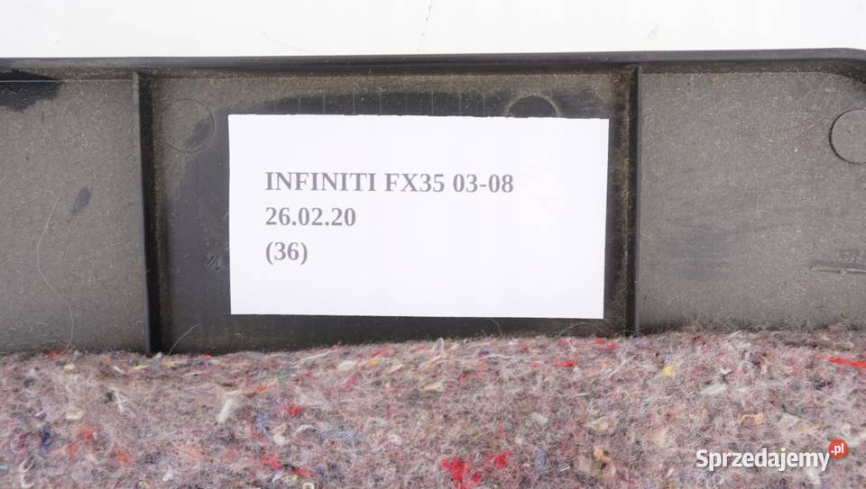 OSŁONA ZAŚLEPKA BAGAŻNIKA INFINITI FX35 FX45 Nowy Tomyśl sprzedam