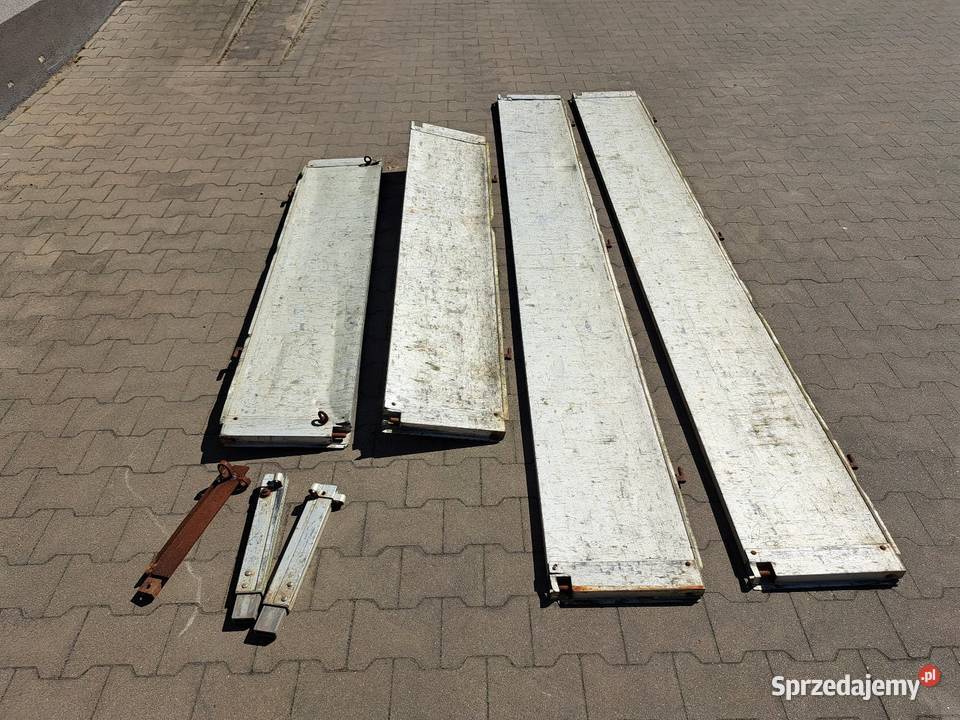 Burty aluminiowe do przyczepki towarowej Piecewo sprzedam