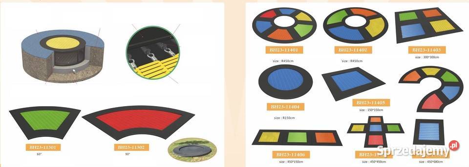 Trampolina ogrodowa 200