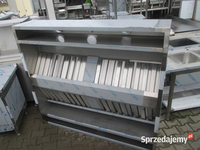 SOLIDNY OKAP GASTRONOMICZNY CENTRALNY Z FILTRAMI