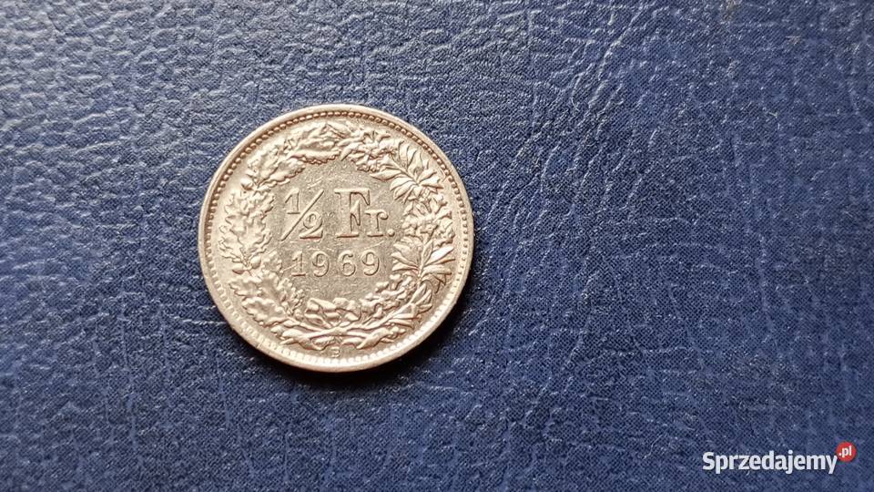 Stare monety 12 frank 1969 B Szwajcaria