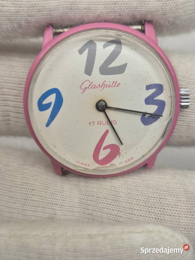 Mechaniczny zegarek Glashutte Chorzów