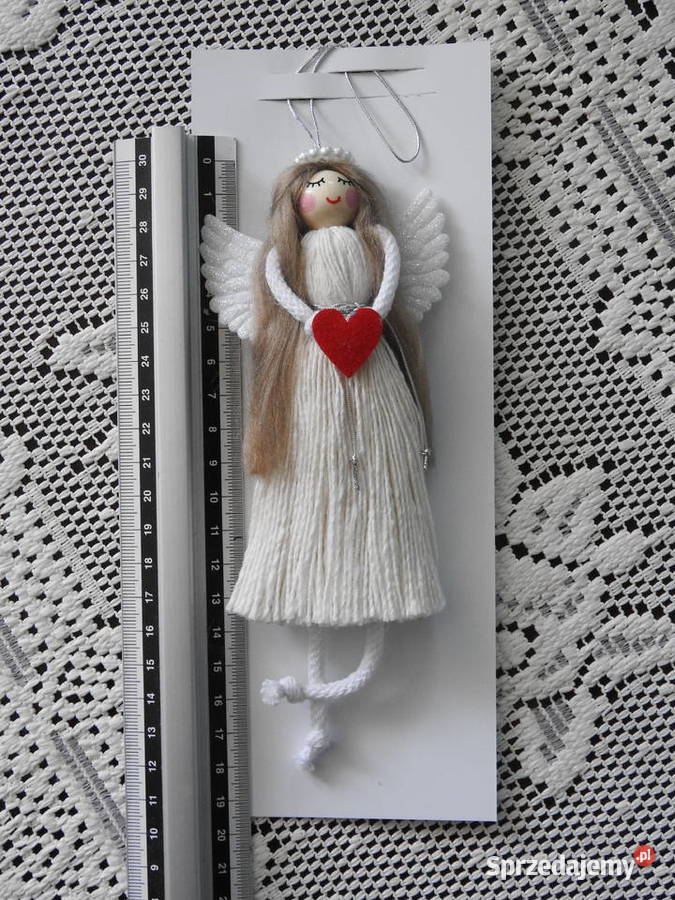 Aniołek zawieszka dekoracja handmade prezent Bytom