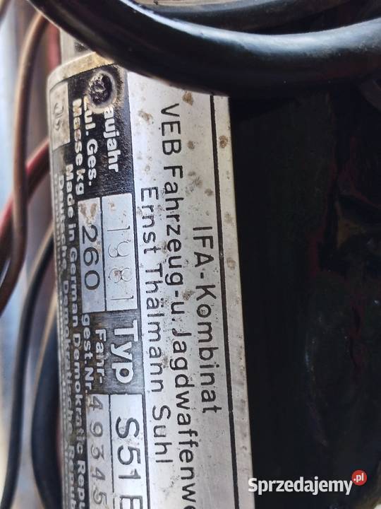 Simson S51 z 1981 roku orginal lakier Radomsko