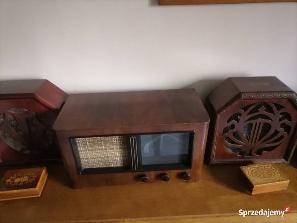 Stare radio lampowe z lat 30 tych Sprawne