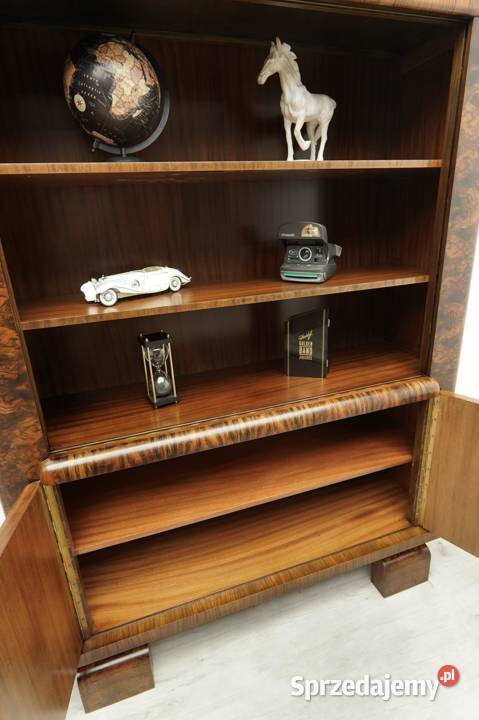 Biblioteka z lat 30tych w stylu art deco Meble Jerka