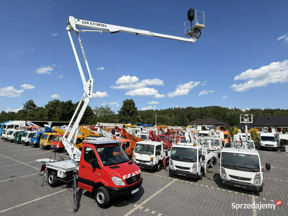 Mercedes Sprinter Zwyżka Podnośnik Koszowy GSR Widełki