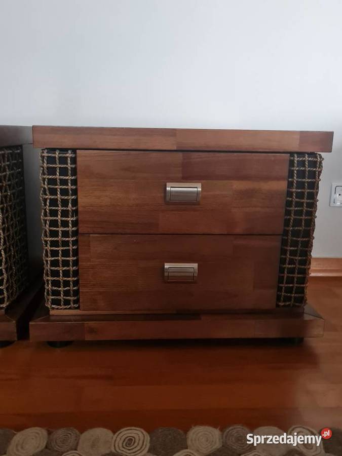 Szafki nocne z drzewa egzotycznego Puławy