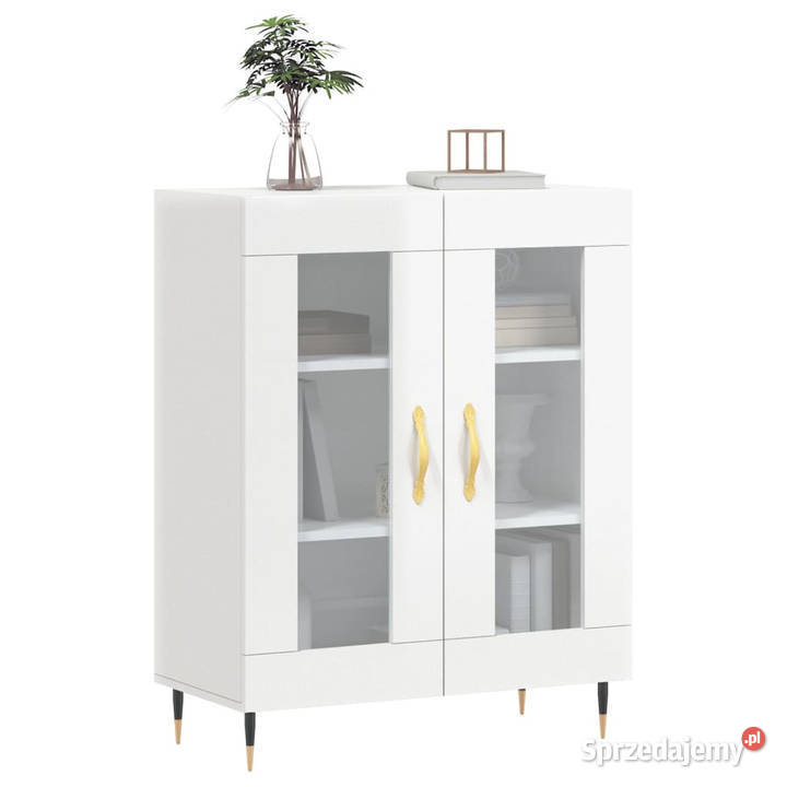 Szafka biała połysk 695x34x90 materiał