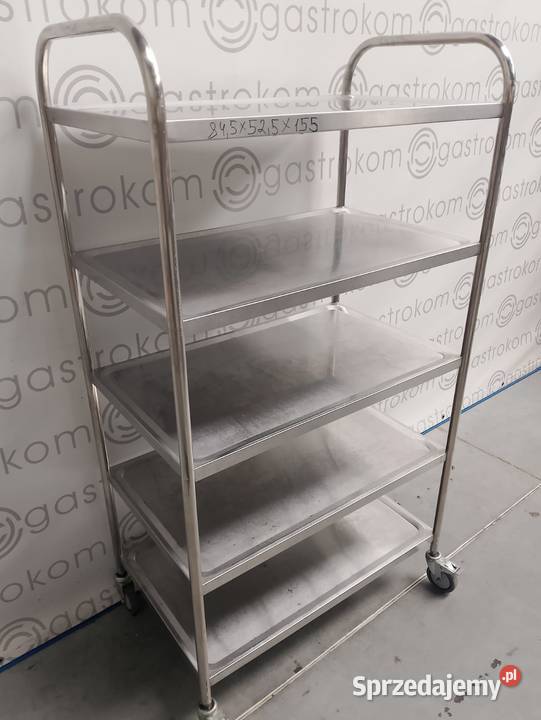 Wózek kelnerski 5 półkowy 845x525x155 Gastronomia Wrocław
