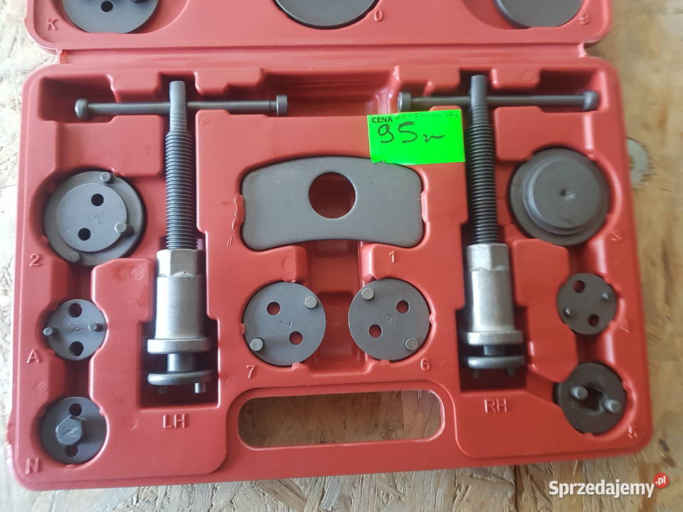 ZESTAW DO WYCISKANIA TŁOKÓW HAMULCOWYCH 21 EL Głogowa