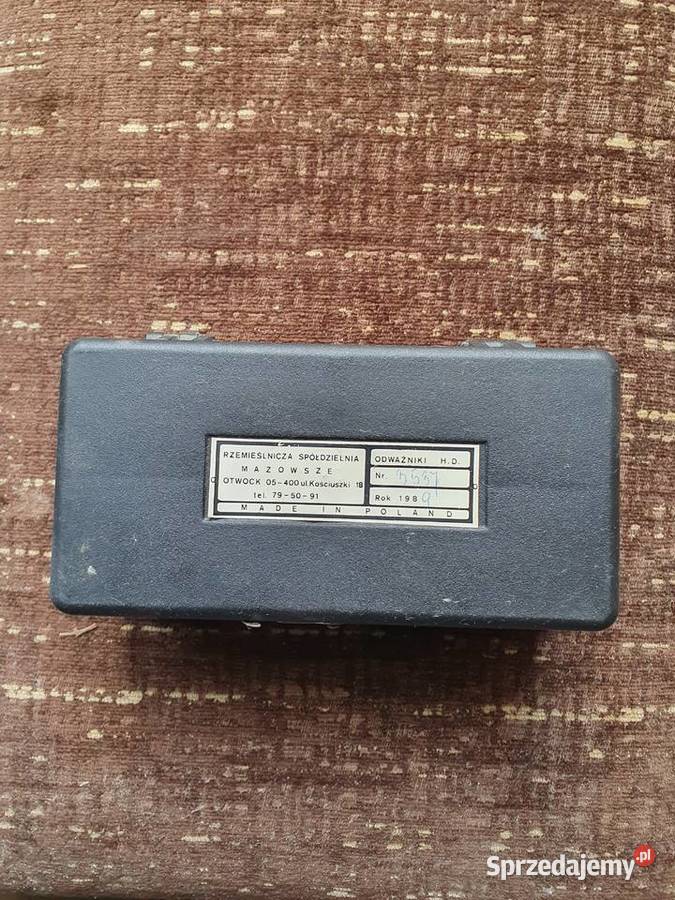 Odwazniki laboratoryjne Polskie