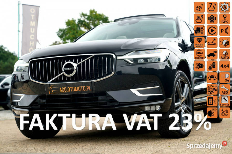 Volvo XC 60 INSCRIPTION panorama FUL LED czujnik deszczu opolskie Otmuchów