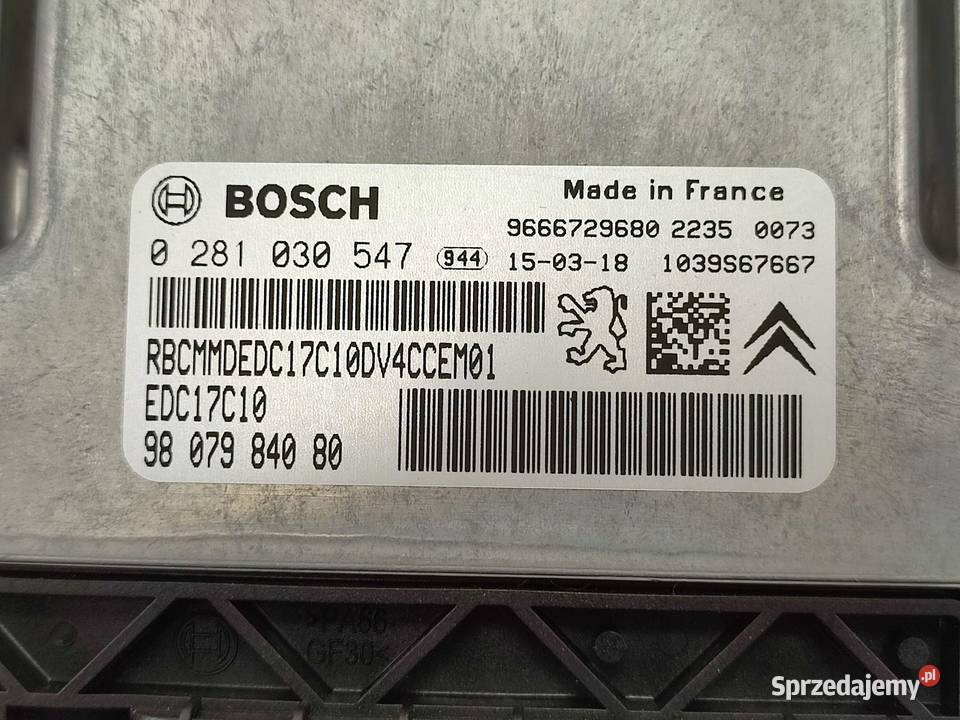 STEROWNIK ECU CITROEN PEUGEOT 14 HDI 2002 ORYG lubelskie sprzedam