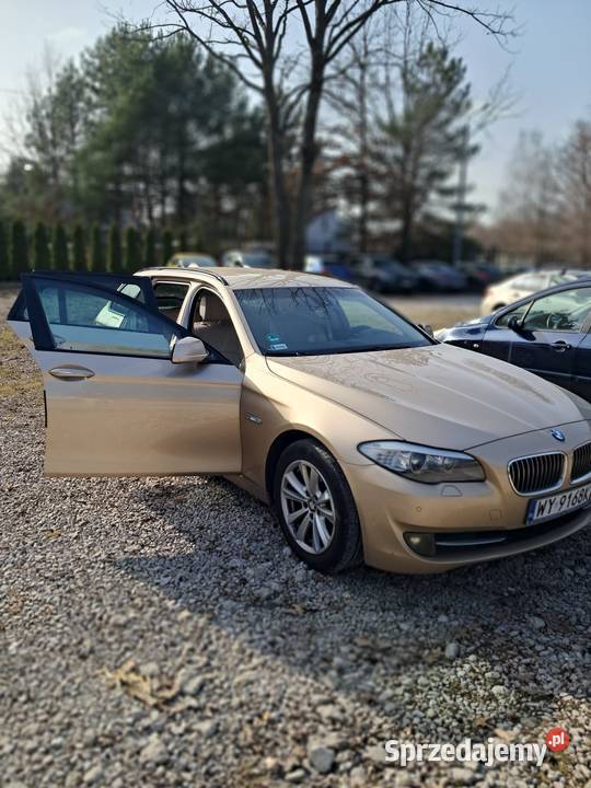 BMW f11 2010 złote kupione z salonu w Polsce diesel mazowieckie Warszawa