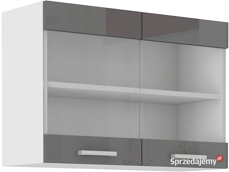 Zestaw mebli kuchennych 180 szary połysk szybka Kędzierzyn-Koźle